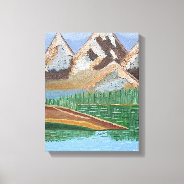 Scottish Highlands 3 canvas Print (Front)