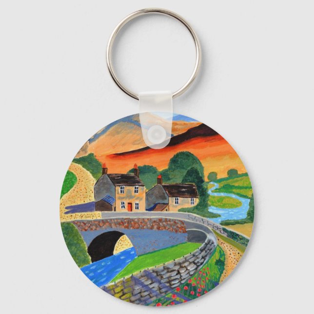 Scottish Highlands 3 Keychain (Front)