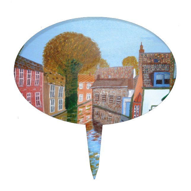 Scottish Highlands Cake Topper (Front)