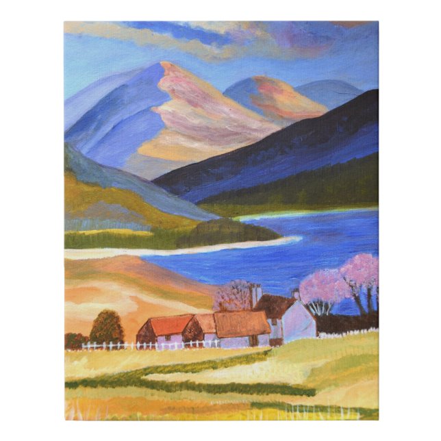 Scottish Highlands Canvas Art  (Front)