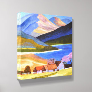 Scottish Highlands Canvas Art Canvas Photo Tile