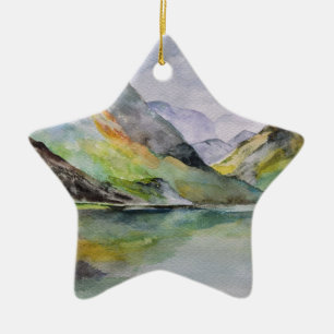 Scottish Highlands Ceramic Ornament