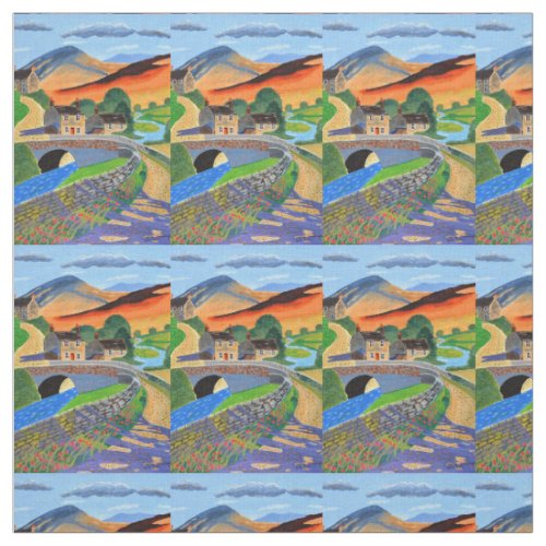 Scottish Highlands cotton fabric