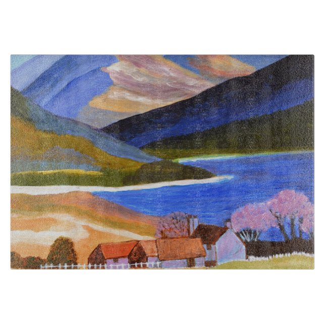 Scottish Highlands cutting board  (Front)