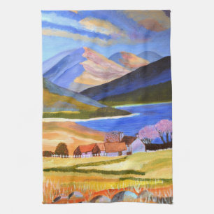 Scottish Highlands kitchen towel 