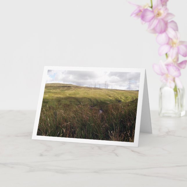 Scottish Highlands Landscape Card (Orchid)