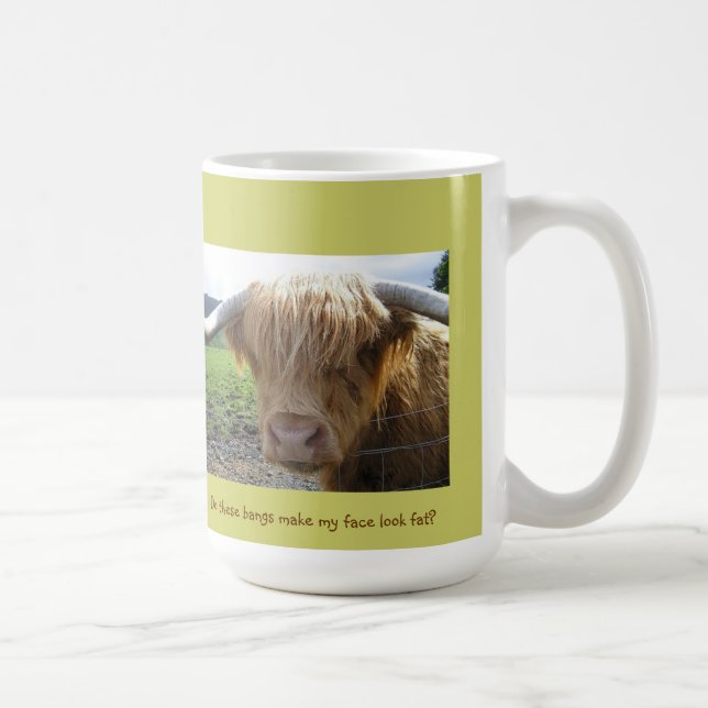 Scottish Highlands Steer Humor - Mug (Right)