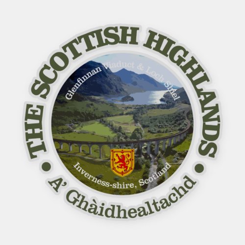 Scottish Highlands Sticker