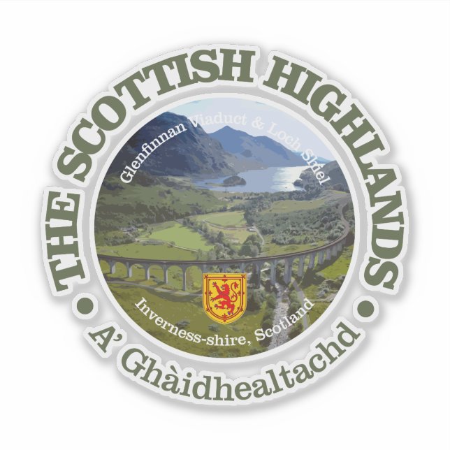 Scottish Highlands Sticker (Front)