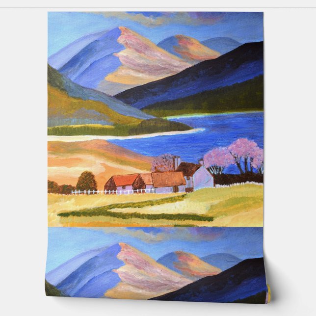 Scottish Highlands wallpaper  (Unrolling)