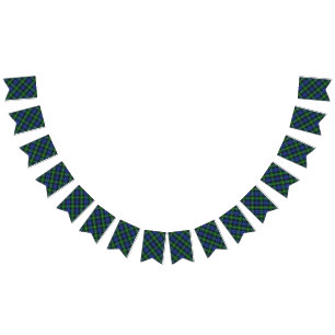 Scottish House of Gordon Clan Tartan Bunting Flags