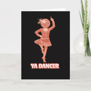 Scottish humor funny ya dancer Congratulations Card