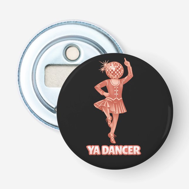 Scottish humour funny ya dancer Congratulations Bottle Opener (Front)