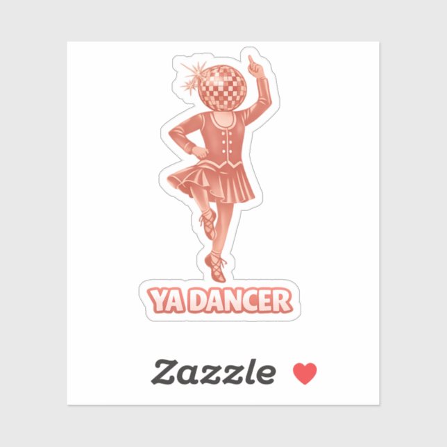 Scottish humour funny ya dancer Congratulations Sticker (Sheet)