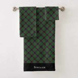 Scottish Hunting Plaid Heritage Bathroom Bath Towel Set
