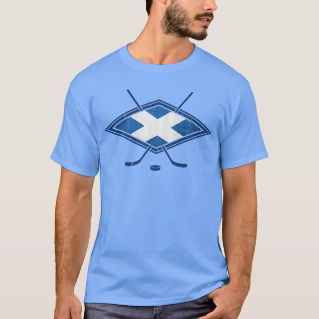 Scottish Ice Hockey Flag Tee (Front)