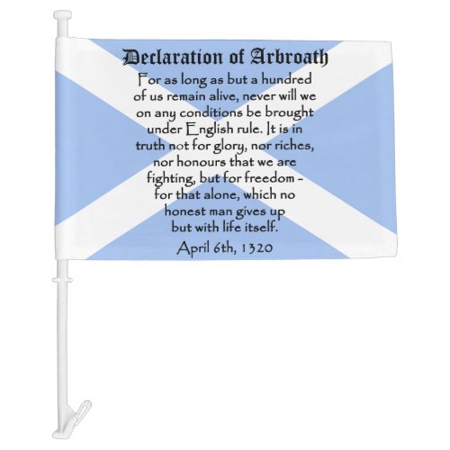 Scottish Independence Declaration of Arbroath Flag
