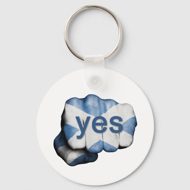 Scottish Independence Fist Keychain (Front)