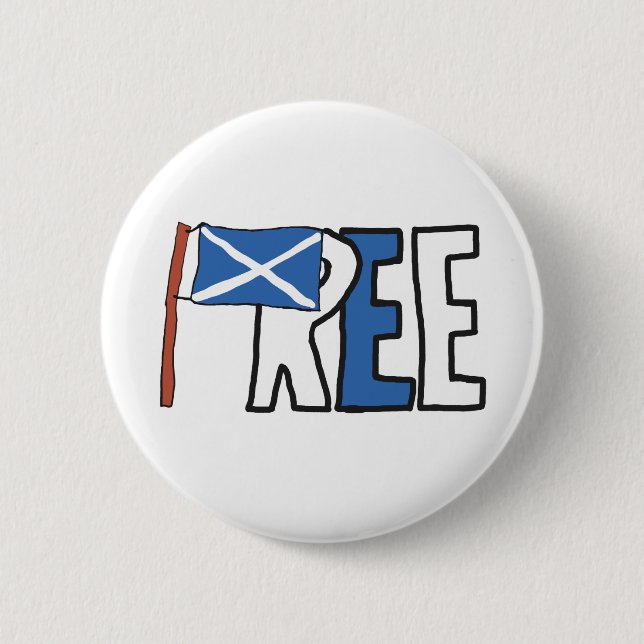 Scottish Independence Indyref2 Button (Front)