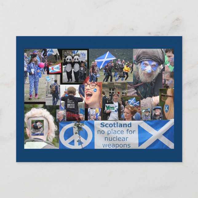 Scottish Independence March Postcard (Front)