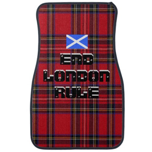 Scottish Independence No London Rule Car Set Car Floor Mat