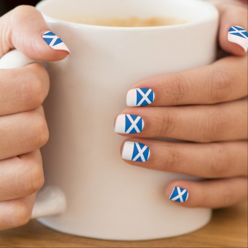 Scottish Independence Scotland Flag Minx Nail Art