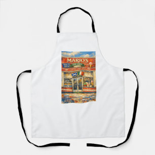 Scottish Italian Traditional Chip Shop Scotland Apron
