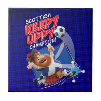 Scottish Keepy Uppy Champion Ceramic Tile