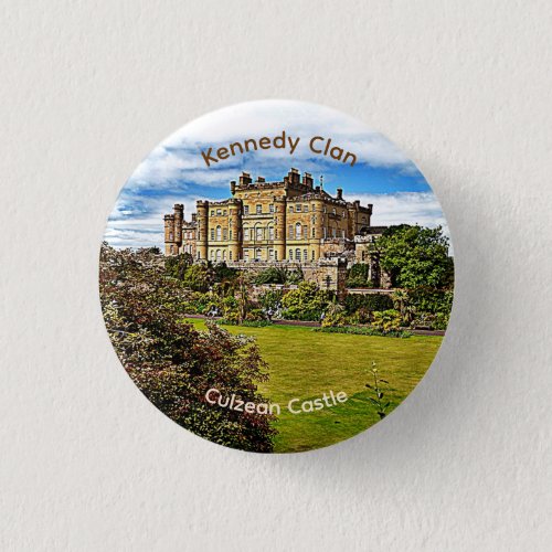 Scottish Kennedy Clans Culzean Castle Button