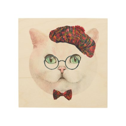 Scottish Lass Cat Wall Art