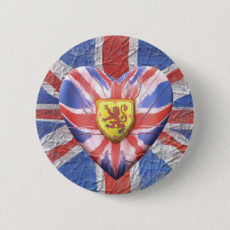 Scottish Lion Button