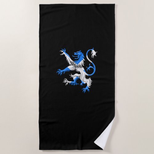 Scottish Lion In St Andrews Colors Beach Towel