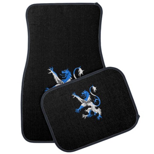 Scottish Lion In St Andrews Colors Car Floor Mat