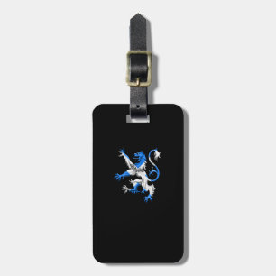 Scottish Lion In St. Andrew’s Colors Luggage Tag