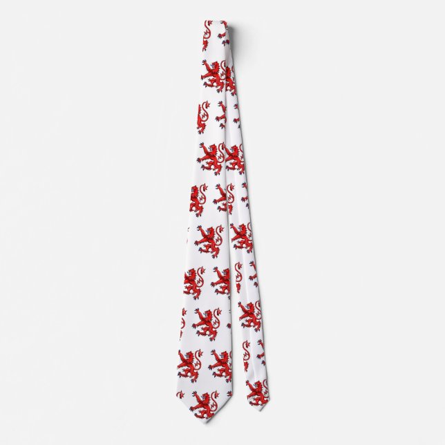 Scottish Lion Rampant Neck Tie (Front)