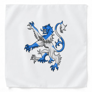 Scottish Lion Rampant Saint Andrew Cross Colors Bandana