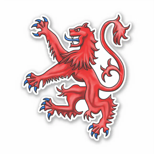 Scottish Lion Rampant Sticker | Zazzle