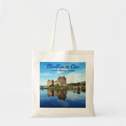Scottish  MacKenzie Clans Eilean Donan Castle Tote Bag