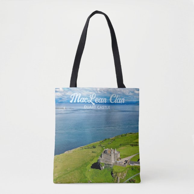 Scottish MacLean / MacLain Clan Duart Castle Tote Bag (Front)
