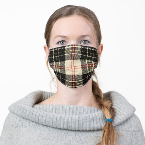 Scottish MacPherson clan tartan Adult Cloth Face Mask