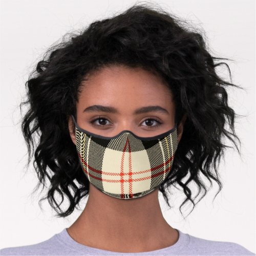 Scottish MacPherson clan tartan Premium Face Mask