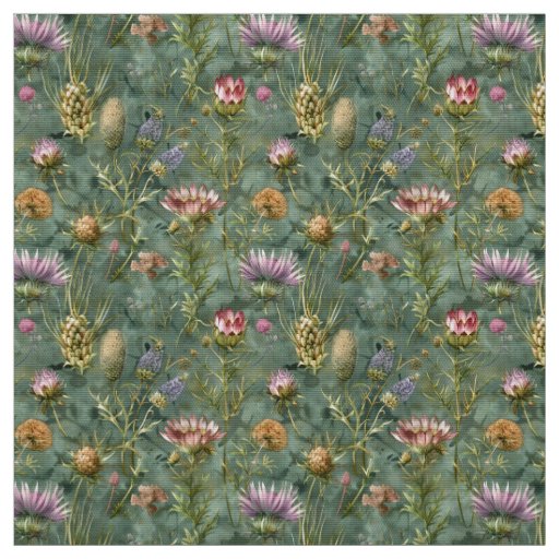 Scottish Meadow Flowers Fabric