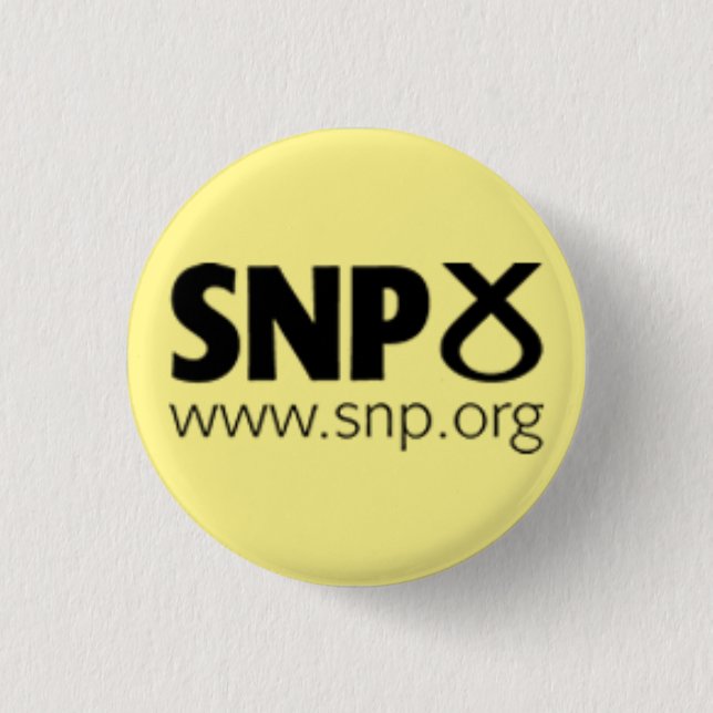 Scottish National Party (SNP) Logo Pinback Button (Front)