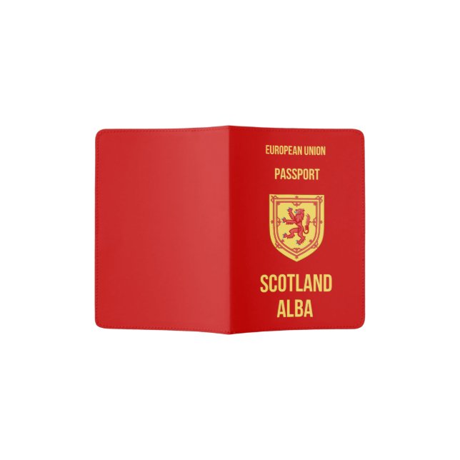 Scottish Passport - Independent Scotland / Alba Passport Holder (Opened)