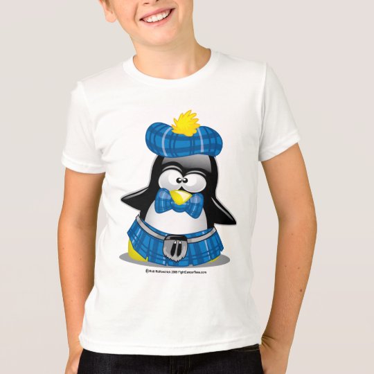 Scottish Penguin Blue T-Shirt