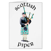 Scottish Piper - Turquoise (Front)