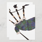 scottish plaid bagpipes (Front/Back)