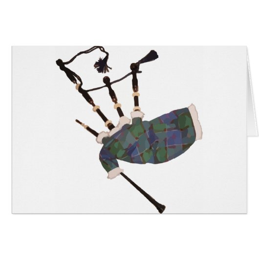 scottish plaid bagpipes (Front Horizontal)