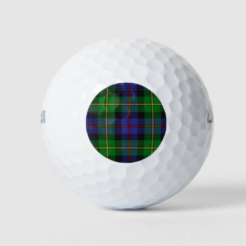 Scottish Plaid Baillie Wm Wilson Golf Balls