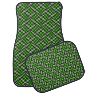 scottish plaid car mats